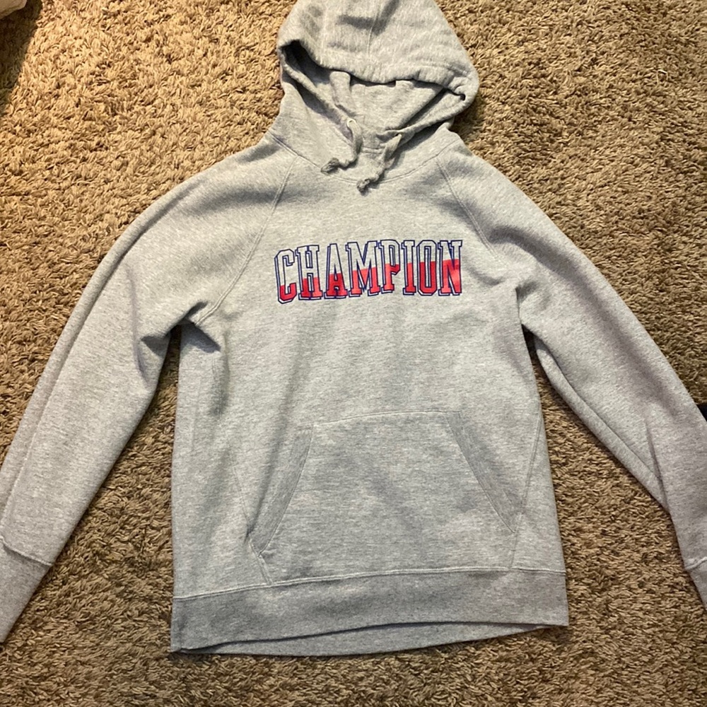 Champion grey hoodie